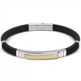  Nomination City fekete kaucsuk férfi karkötő 028820-057