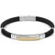  Nomination City fekete kaucsuk férfi karkötő 028820-057