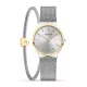 Bering Klasszikus Ezüst női karóra és karkötő 12131-014-GWP-SET