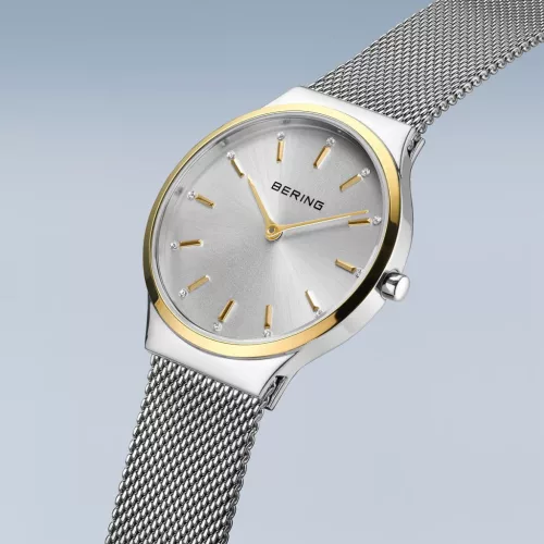 Bering Klasszikus Ezüst női karóra és karkötő 12131-014-GWP-SET