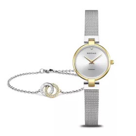 Bering női karóra-karkötő szett 17724-010-GWP-SET