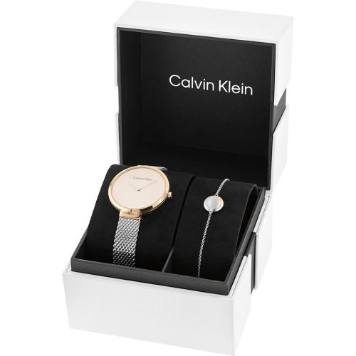 Calvin Klein Minimalistic női karóra karkötővel 35700005SET