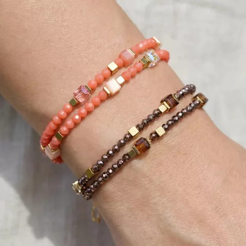 Coeur de Lion Joyful női karkötő ajándék fülbevalóval  4460-30-0216SET