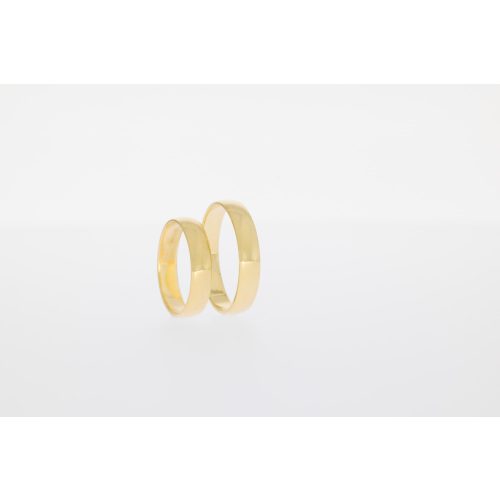 Sárga arany karikagyűrű 4mm,48-as méret