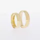 Sárga arany karikagyűrű 5 mm, 61-es méret