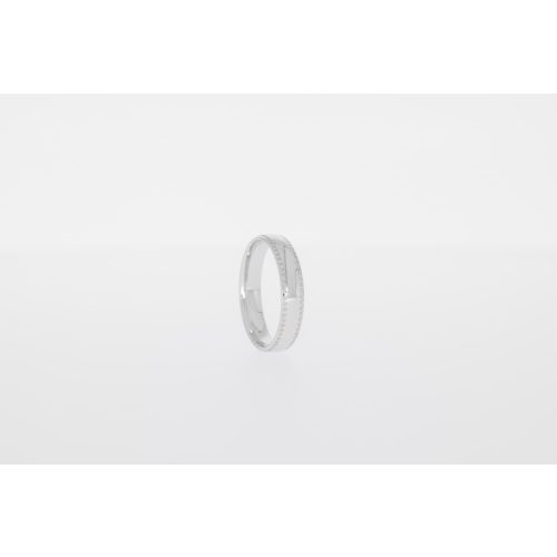 Fehér arany karikagyűrűk COMF4AB,53-as méret
