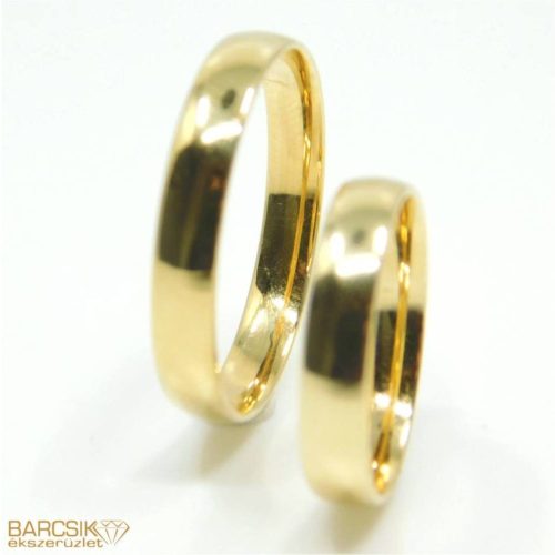 Sárga arany karikagyűrű COMS4A,50-es méret
