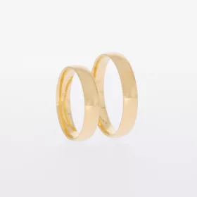 Sárga arany karikagyűrű COMS4AB, 50-es méret