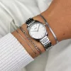 Cluse Féroce Mini Watch Steel White női karóra CW11706