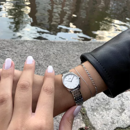 Cluse Féroce Mini Watch Steel White női karóra CW11706
