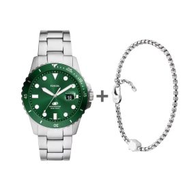 Fossil férfi karóra és karkötő szett FS6033+JF04346040