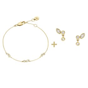   Fossil Ellis női karkötő és fülbevaló szett JA7290710+JA7288710