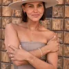 Jackie Gold láncos női arany karkötő JKB25.502