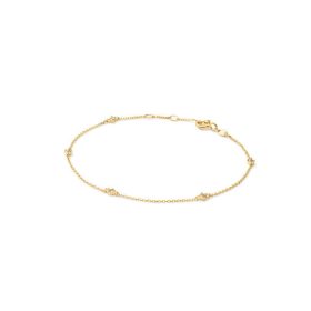   Jackie Gold fehér topáz köves női arany karlánc JKB25.585