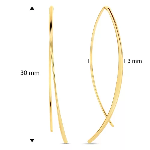 Jackie Gold női arany fülbevaló JKE23.359