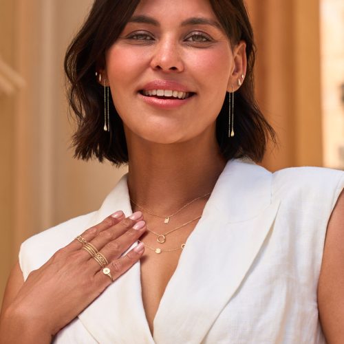 Jackie Gold női arany csepp fülbevaló JKE25.306