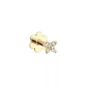 Jackie Gold virág arany fülpiercing JKP24.428