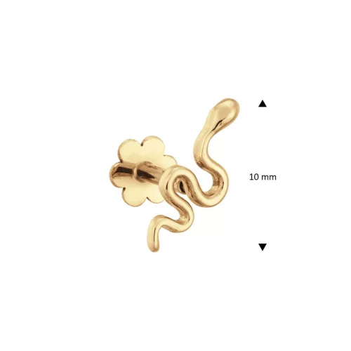 Jackie Gold női arany kigyó fülpiercing JKP24.429