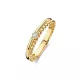 Jackie Gold Villa Cimbrone fehér Topáz női arany gyűrű JKR23.218-54