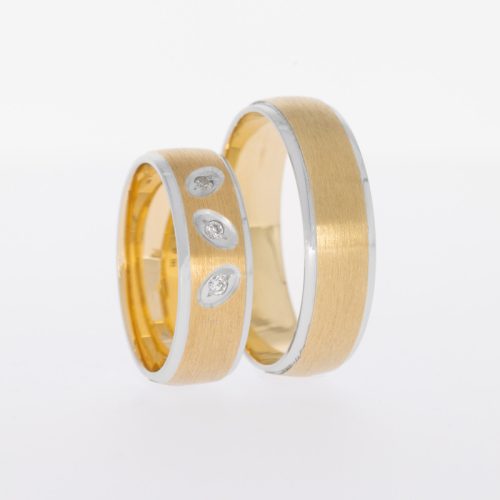 Sárga-arany-karikagyűrű JM 08, 55-ös méret