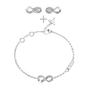   Guess Endless Dream női karkötő és fülbevaló szett JUBB03270JWRHS+JUBE03262JWRGT