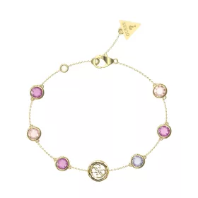   Guess női karkötő rózsaszín-lila kövekkel JUBB05099JWYGFCS