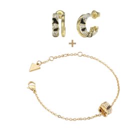   Guess Fabulous Me női karkötő és fülbevaló szett JUBB05192JWYGBKS+JUBE05193JWYGBK