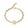 Guess női karkötő G betű medállal JUBB05438JWYGS