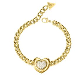Guess női karkötő szív medállal JUBB05456JWYGS