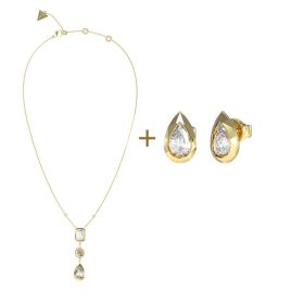   Guess 4G Light női nyaklánc és fülbevaló szett JUBN05234JWYGT-U+JUBE05247JWYGT