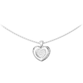 Guess női nyaklánc szív medállal JUBN05463JWRHT