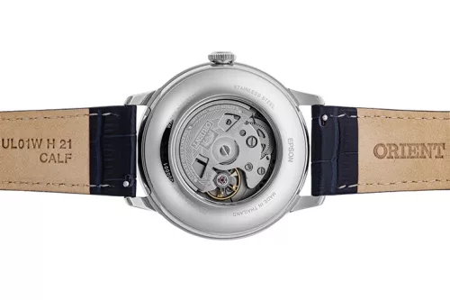 Orient Bambino Sun and Moon Automata férfi karóra RAAK0806L30B
