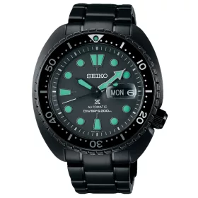   Seiko Prospex Black Series Night Vision Turtle Diver férfi karóra SRPK43K1
